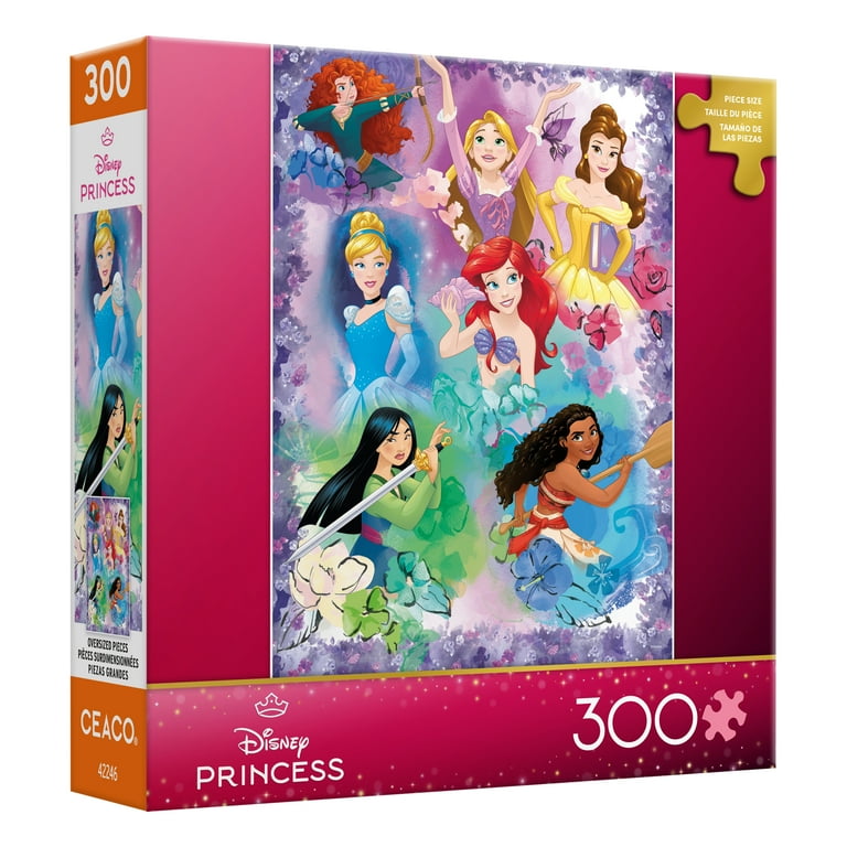 Ceaco 300 Piece Disney Princess Collection Jigsaw Puzzle with