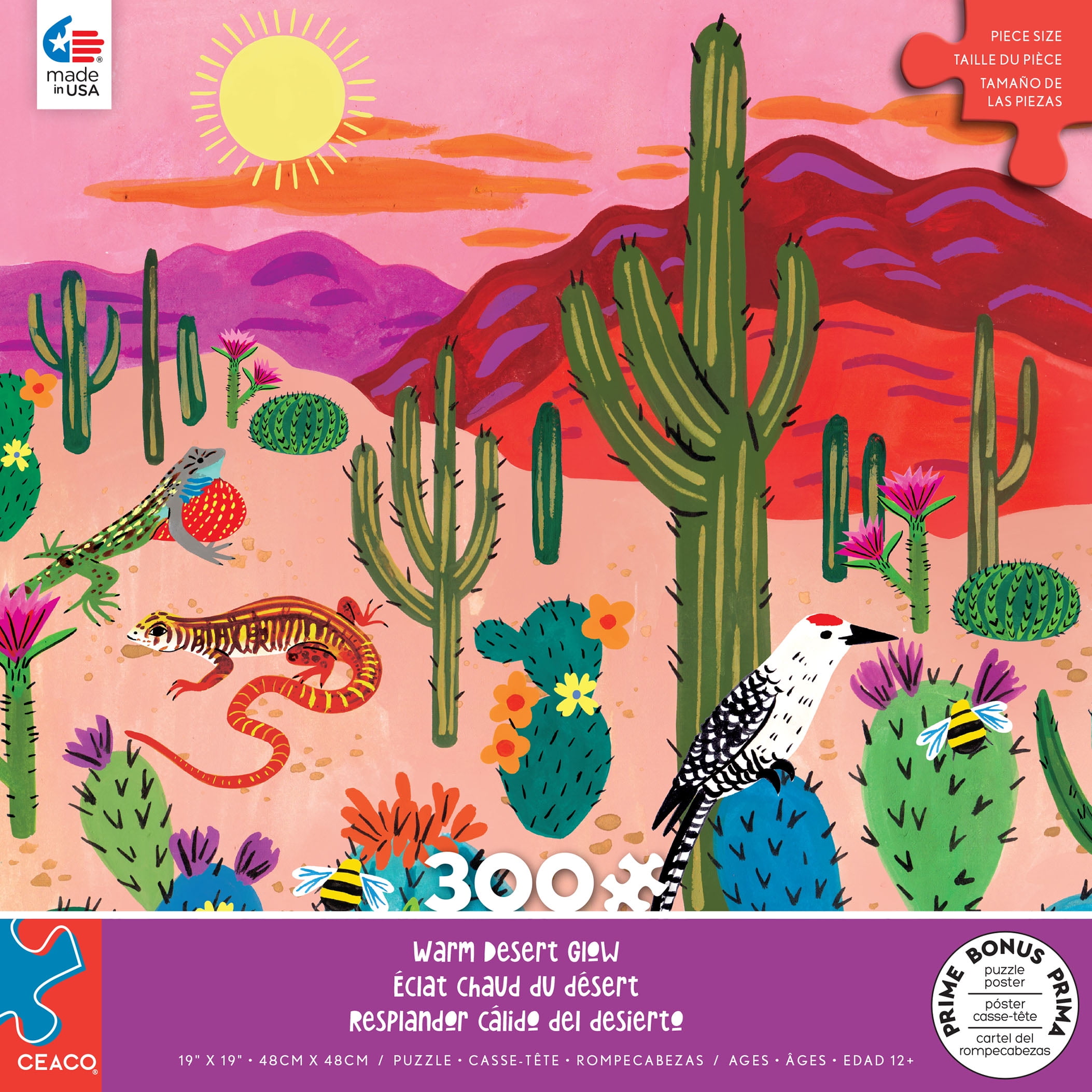 Ceaco 300 Piece Warm Desert Glow (Emma Jayne) Interlocking Jigsaw