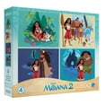 thumbnail image 1 of Ceaco 4 In 1 Multipack Disney Moana 2 Interlocking Jigsaw Puzzle, 1 of 7