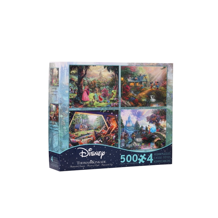 Ceaco - 4 In 1 Disney Collection - Kinkade Princesses Jigsaw