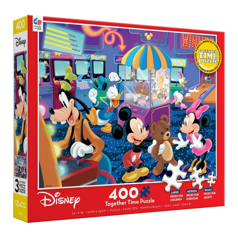 Ceaco 400-Piece Disney Together Time Arcade Interlocking Jigsaw