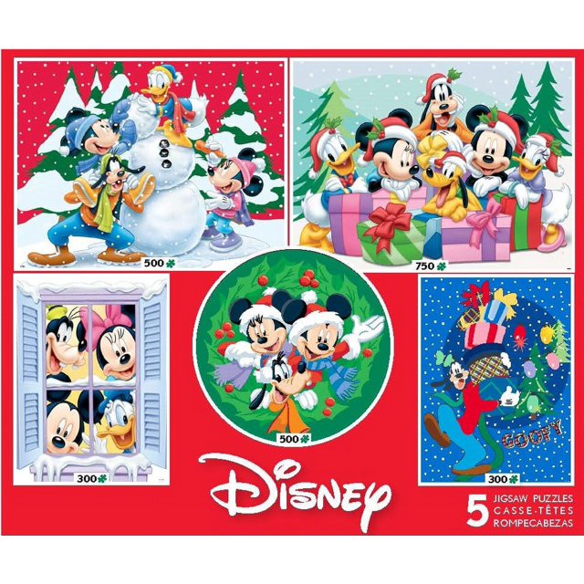 Ceaco 5 in 1 Multipack Disney Disney Holiday Fun 5 In 1