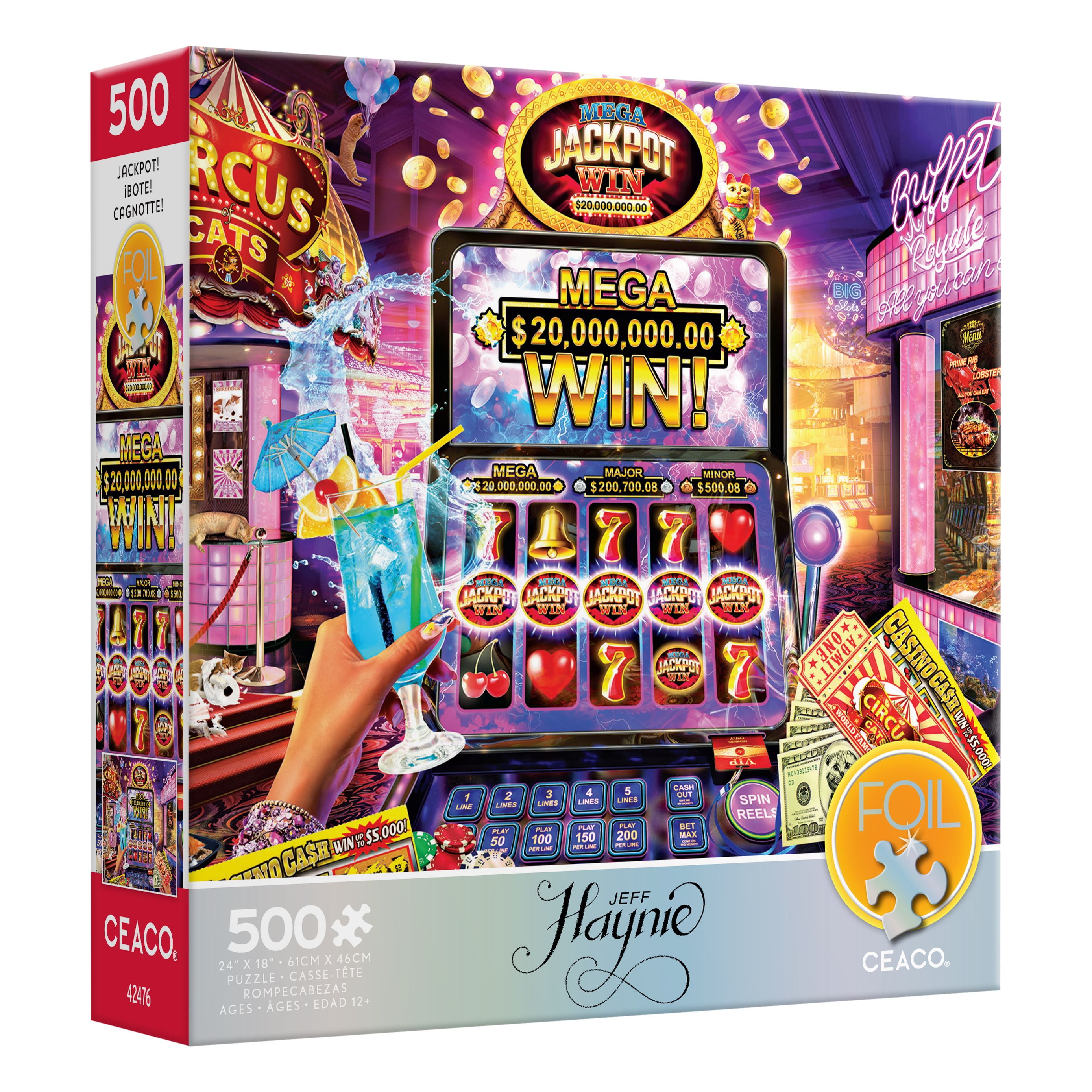 Ceaco 500 Piece Jackpot! (Jeff Haynie) Interlocking Jigsaw Puzzle