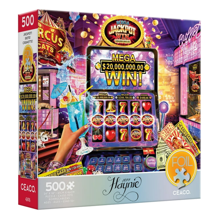 Ceaco 500 Piece Jackpot! (Jeff Haynie) Interlocking Jigsaw Puzzle