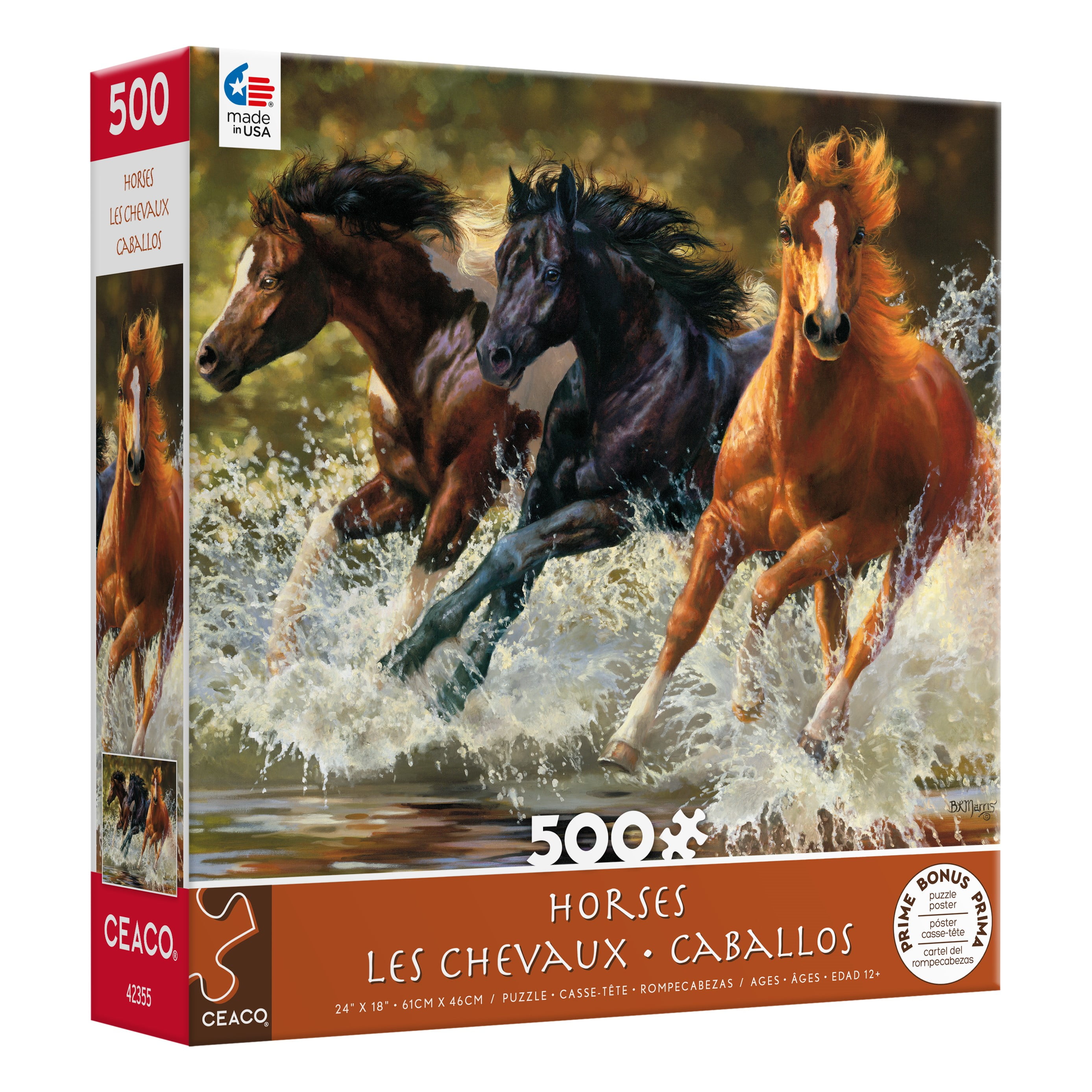Ceaco 500 Piece Nature's Beauty Interlocking Jigsaw Puzzle Store Assortment Puzzle and Image will Vary