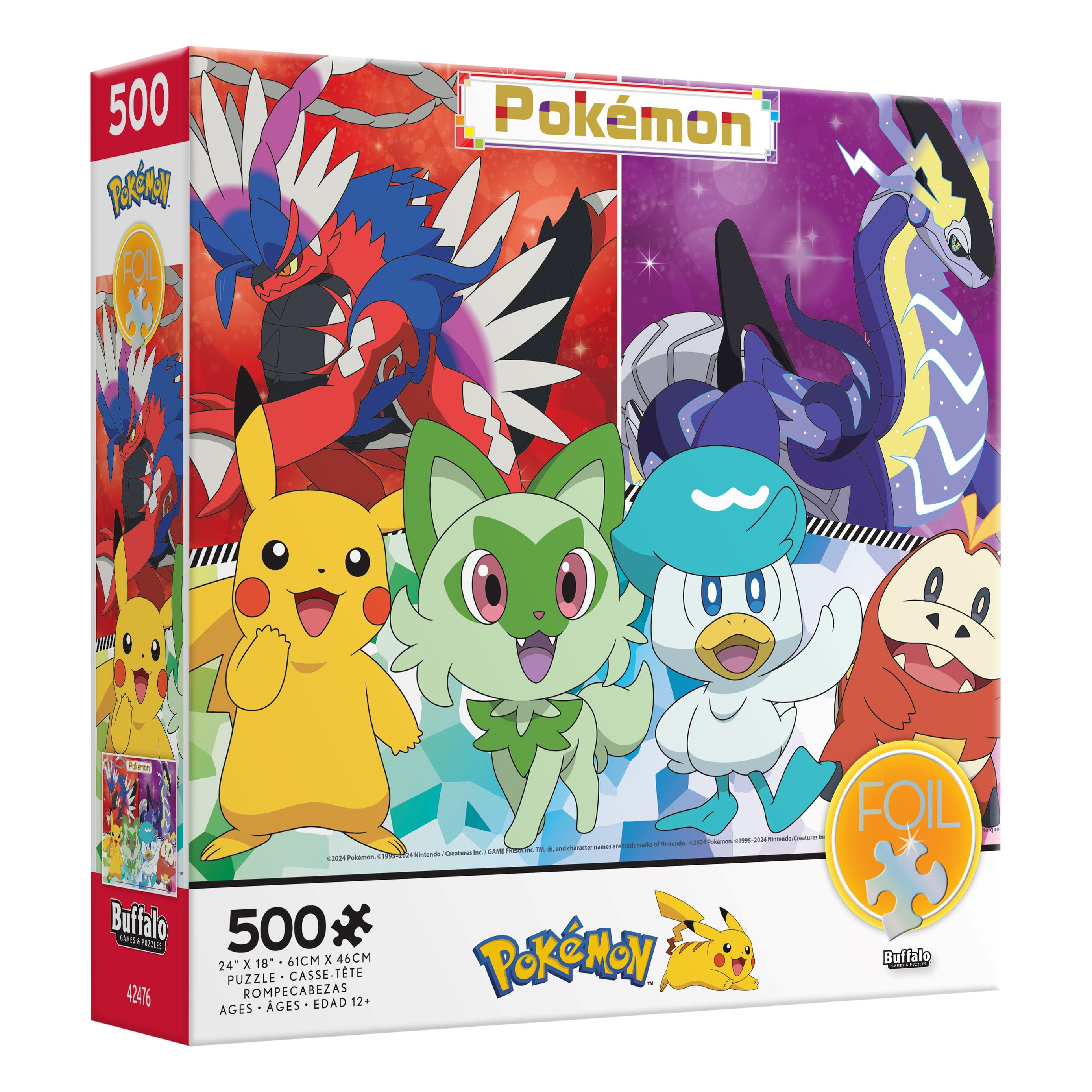 Ceaco 500 Piece Paldea Friends (Pokemon) Interlocking Jigsaw Puzzle
