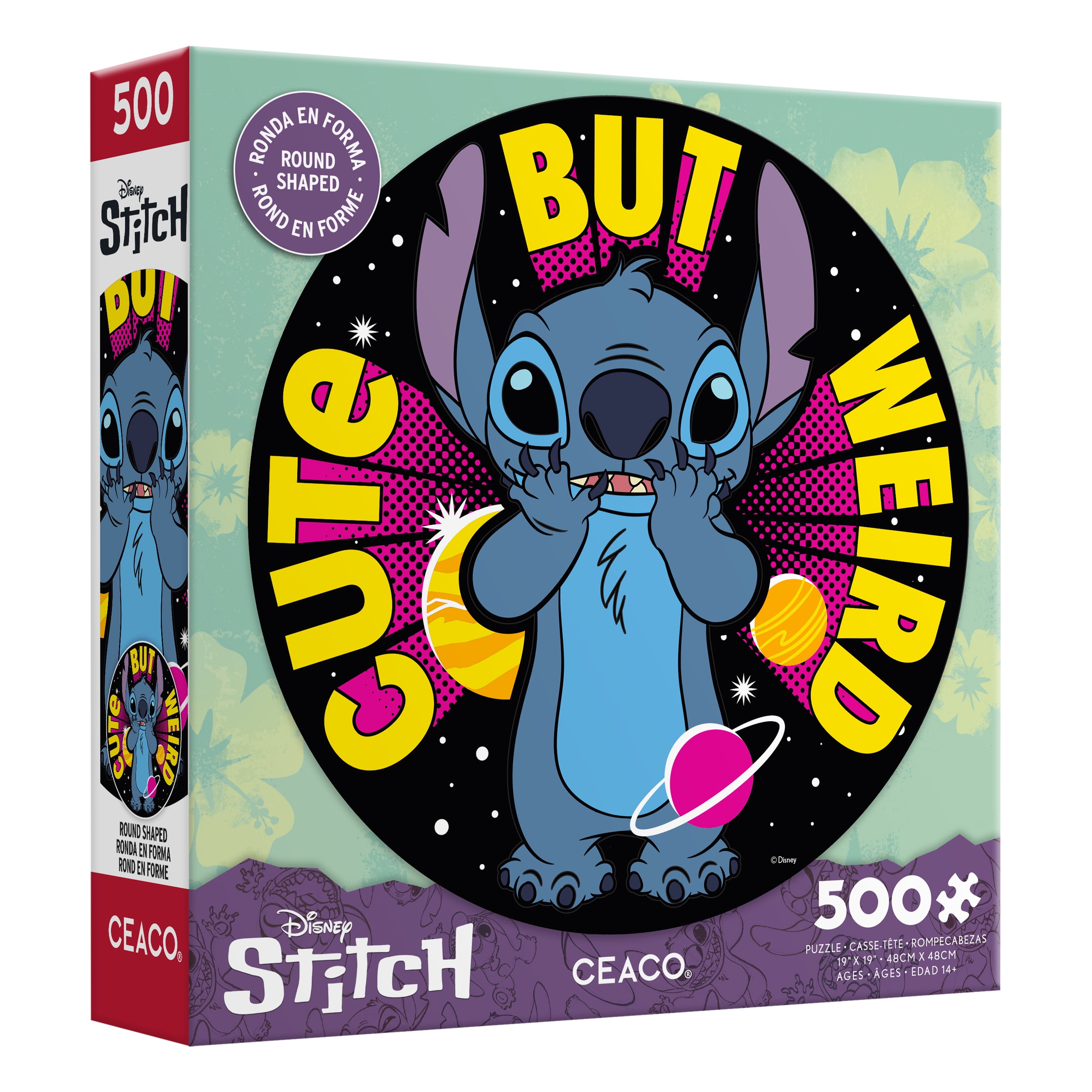 Ceaco 500 Piece Stitch Jigsaw Puzzle Disney Lilo and Stitch