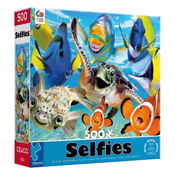 Ceaco 500 Piece Undersea Selfies (Howard Robinson) Interlocking Jigsaw Puzzle