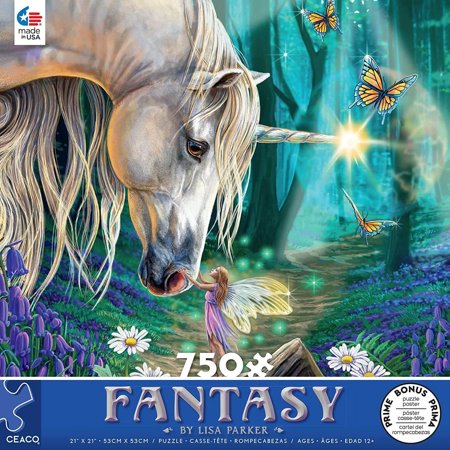 Ceaco 750-Piece Lisa Parker Fantasy Fairy Whispers Interlocking Jigsaw Puzzle