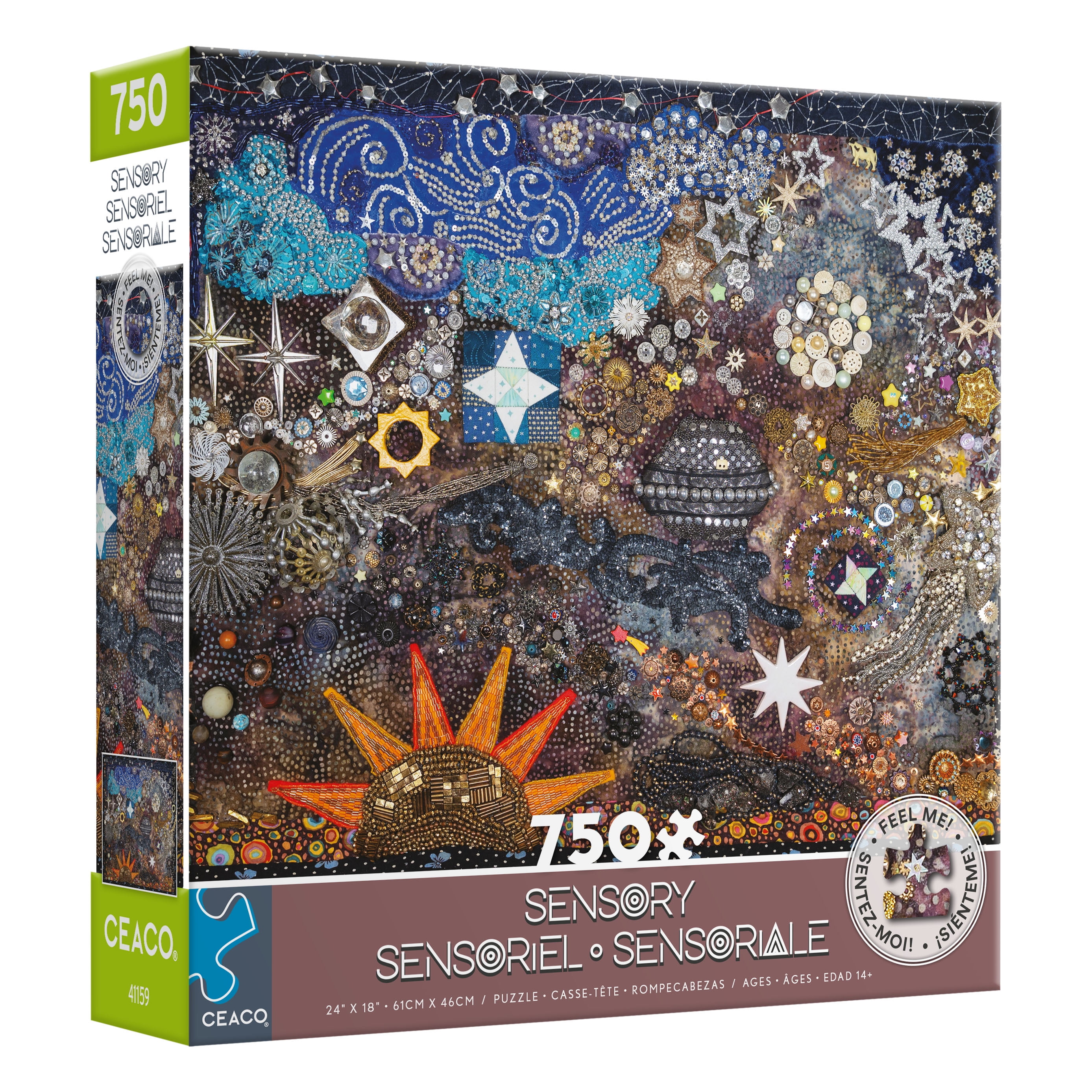 Ceaco 750 Piece Plenty of Stars Sensory (Clarissa Cassidy) Interlocking Jigsaw Puzzle