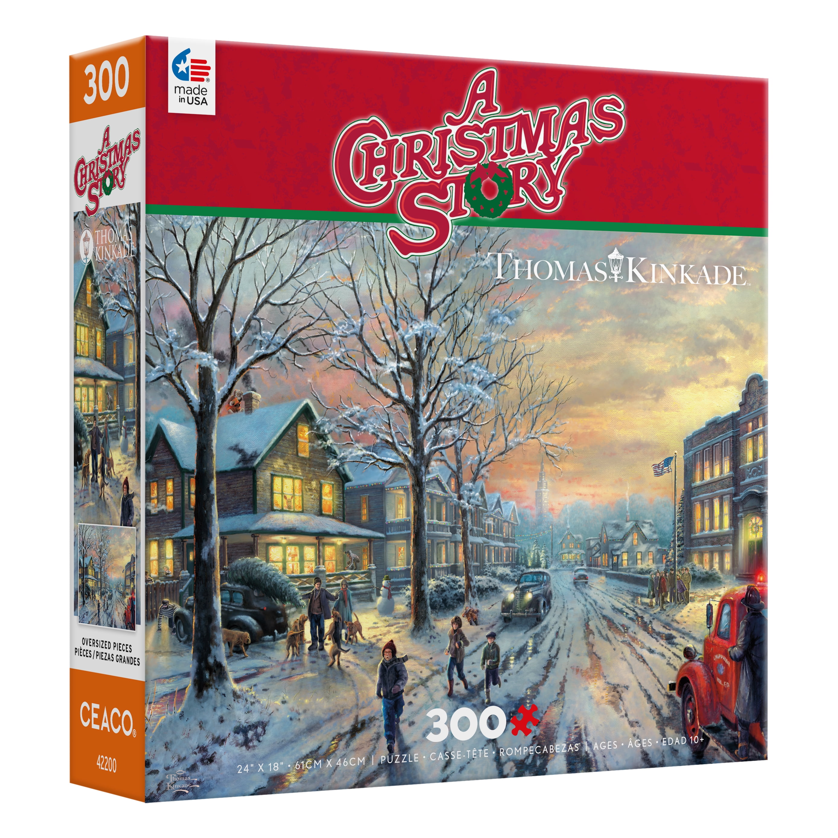 Thomas Kinkade A Christmas Story 300 Piece Holiday Puzzle