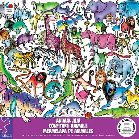 Ceaco - Animal Jam - Birds Galore - 750 Piece Jigsaw Puzzle