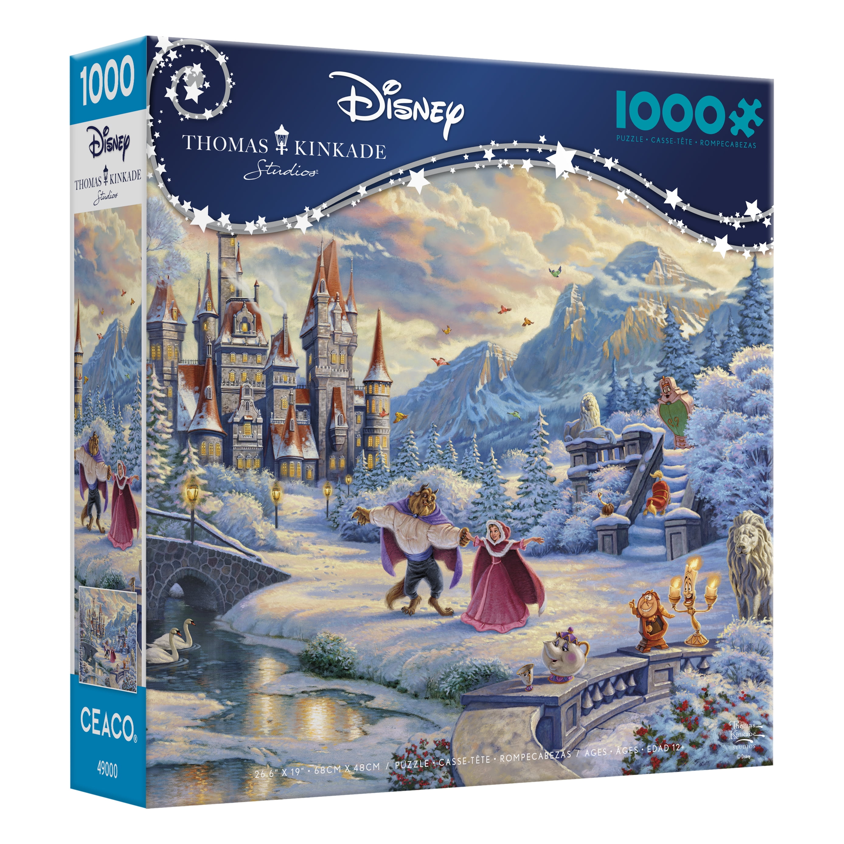 Ceaco Beauty and the Beast Winter Enchantment 1000 Piece Jigsaw