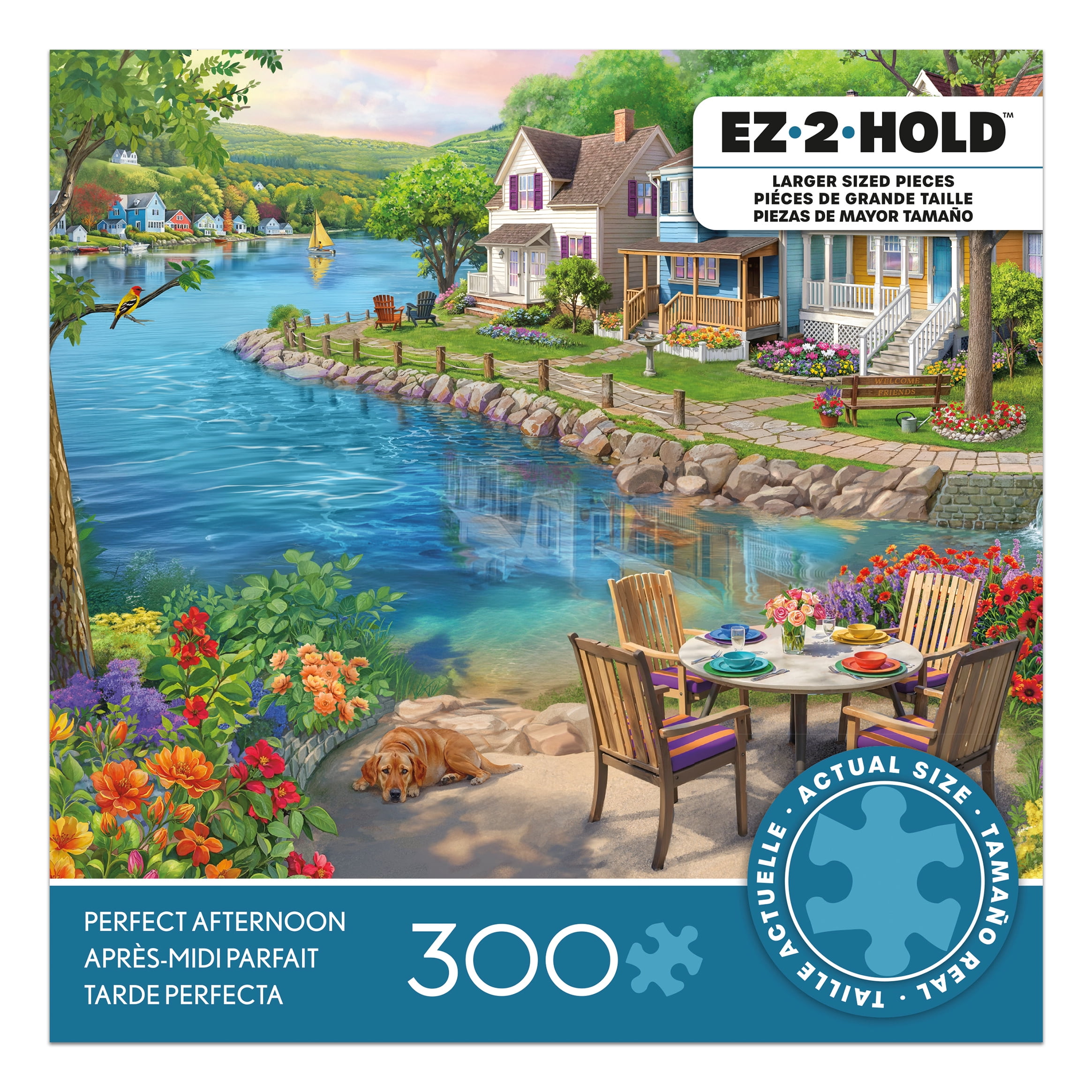 Ceaco Bigelow Perfect Afternoon 300-Piece Interlocking Jigsaw Puzzle for Adults Ages 14+