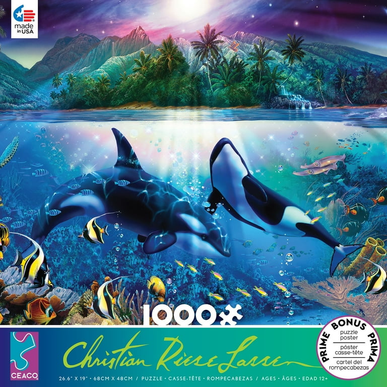 Ceaco - Christian Riese Lassen - Harmonious Orcas Ii - 1000