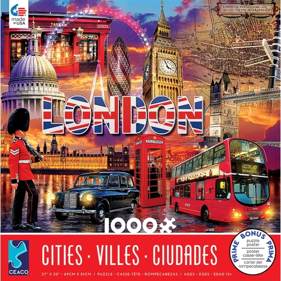 Ceaco - Cities - London - 1000 Piece Jigsaw Puzzle