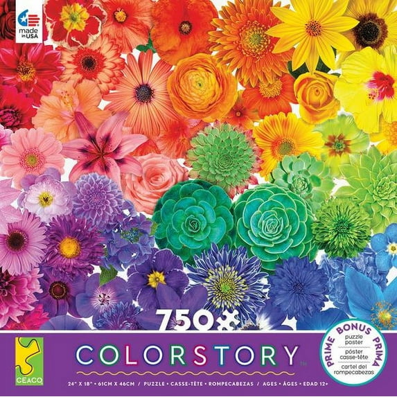 Ceaco - Color Story - Rainbow - 750 Piece Jigsaw Puzzle