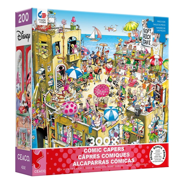 Ceaco Comic Capers Softrock Café 300 Piece Jigsaw Puzzle - Walmart.com