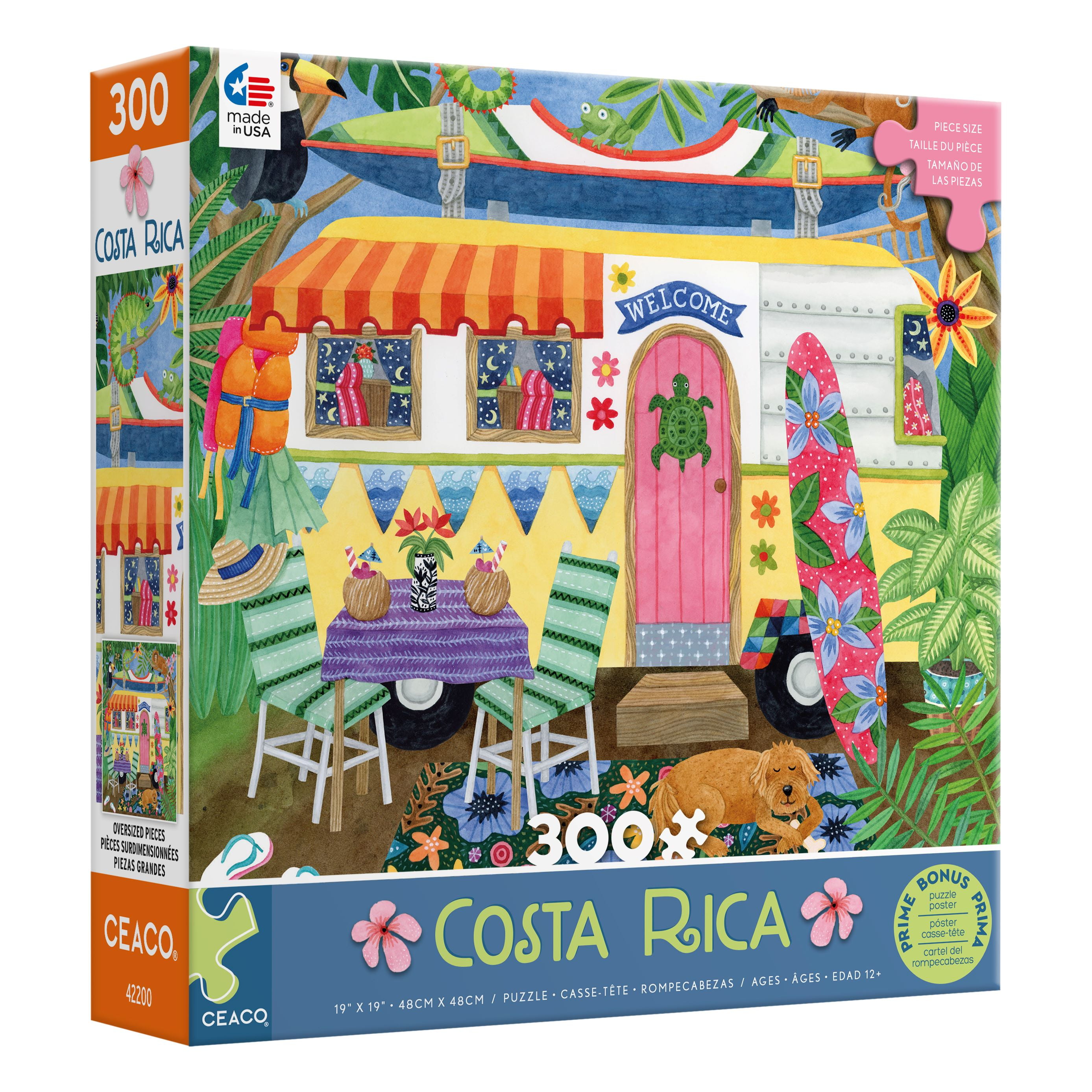 Ceaco Costa Rica Stephanie Peterson Jones 300 Piece Interlocking
