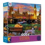 Ceaco - Maclean Cities - On The Thames In London - 1000 Piece Interlocking Jigsaw Puzzle