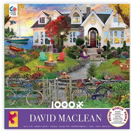 Ceaco - David Maclean - Coastside Home - 1000 Piece Jigsaw Puzzle