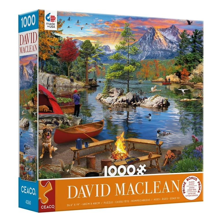 Ceaco Fishing with My Son 1000 Piece Interlocking Jigsaw