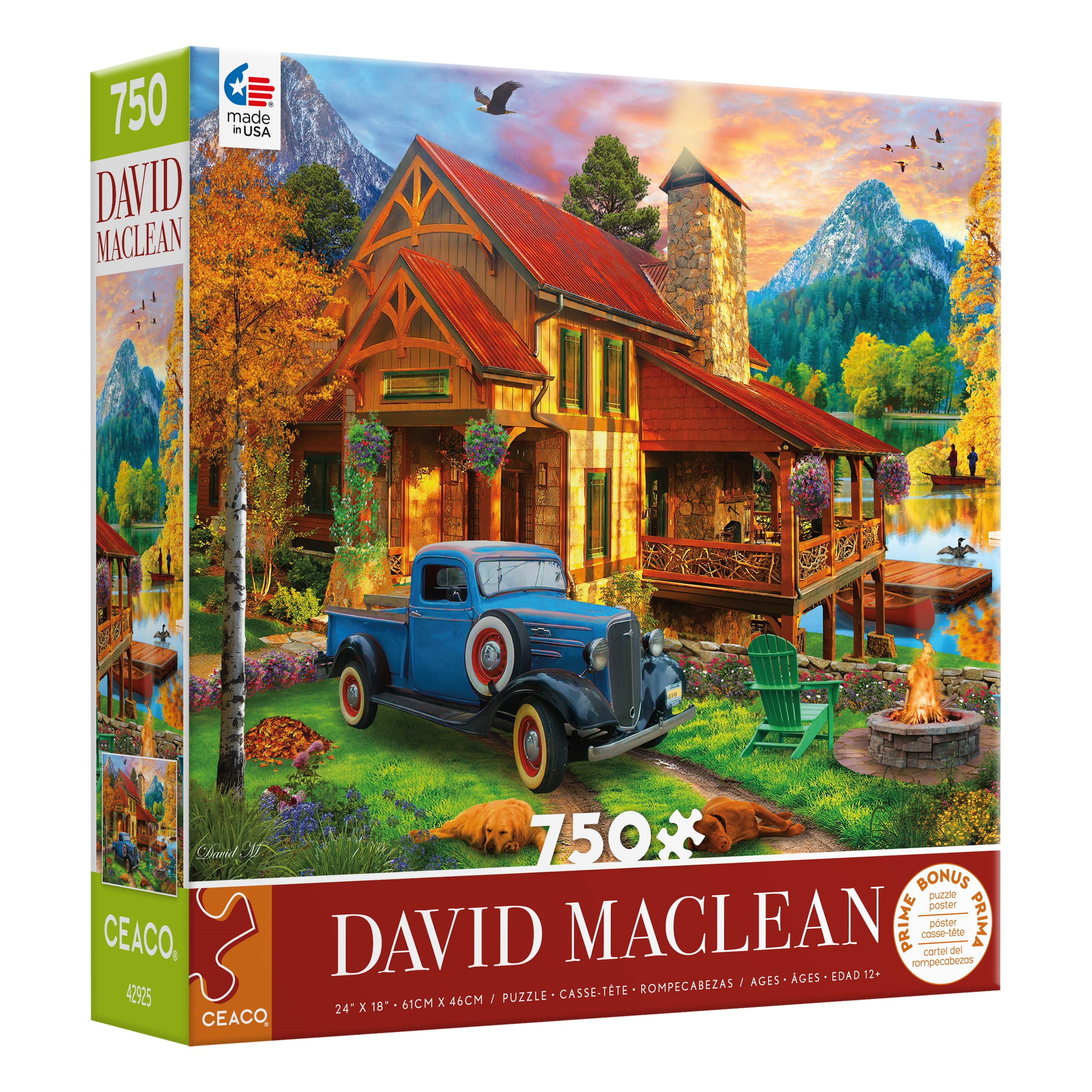 Ceaco David Maclean The Getaway 750 Piece Interlocking Jigsaw