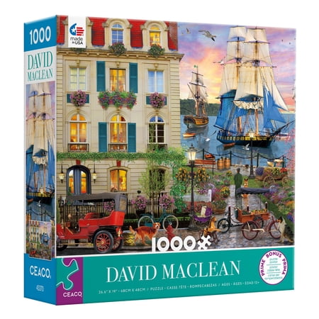 Ceaco - David Maclean- Three Tall Ships - 1000 Piece Jigsaw Puzzle