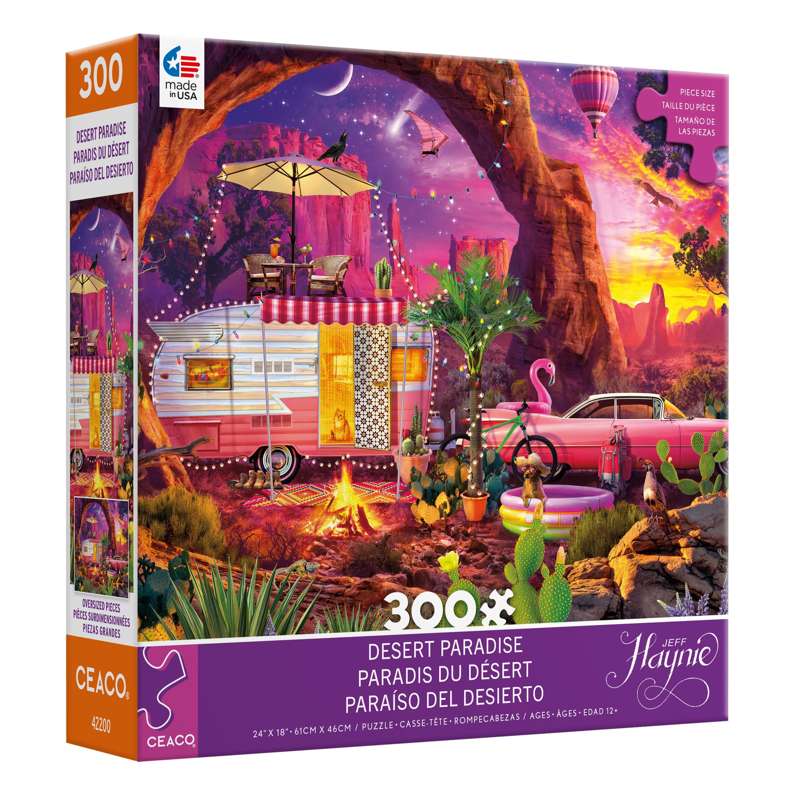 Ceaco Desert Paradise 300 Piece Interlocking Jigsaw Puzzle