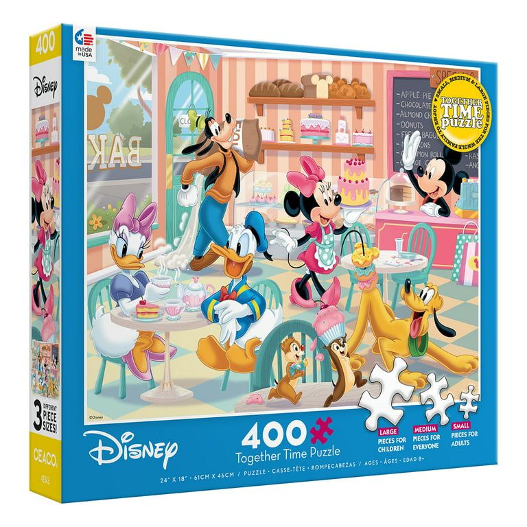 Disney Store Minnie and Mickey Mouse Christmas Puzzle 500 Piece 2016