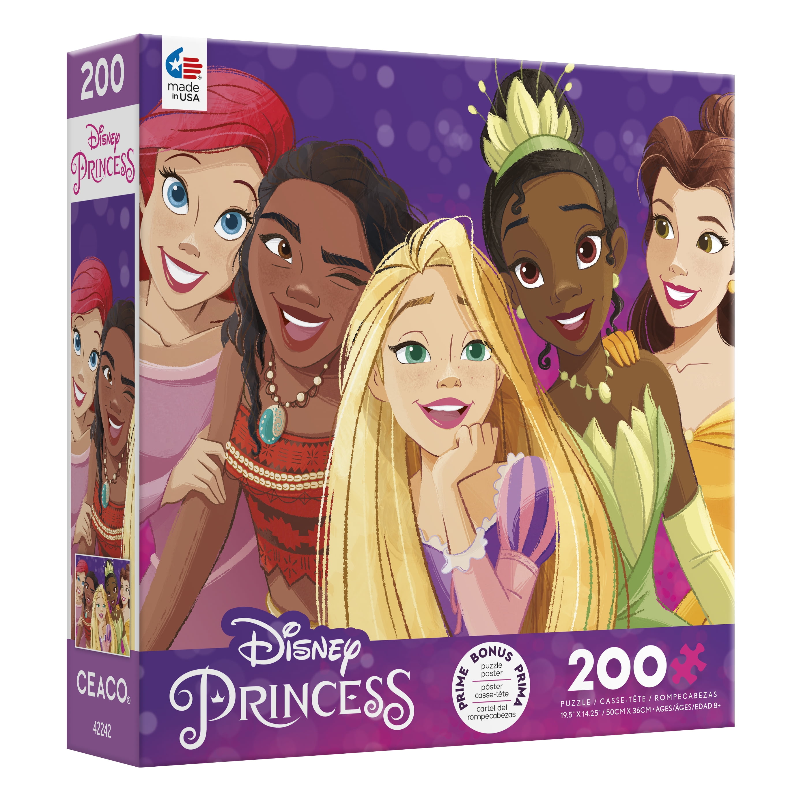 Puzzle de 50 à 150 pièces : 4 puzzles : Princesses Disney - Educa - Rue des  Puzzles