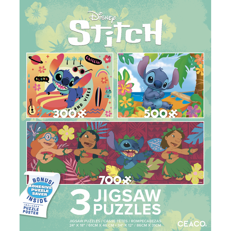 Ceaco Disney Lilo and Stitch Jigsaw Puzzles 300pc 500pc 700pc