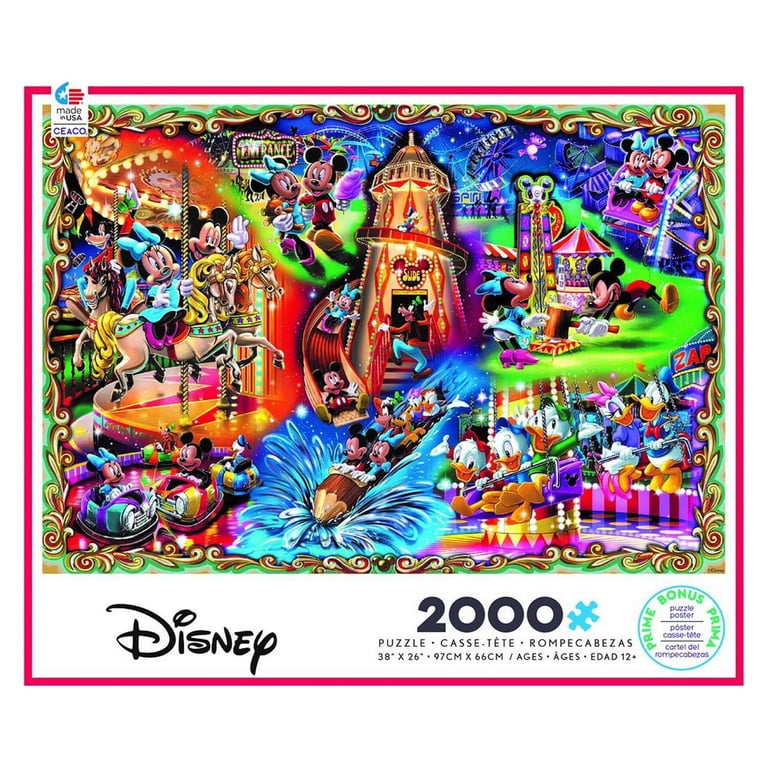 Ceaco - Disney 2000 - Mickey's Carnival - 2000 Piece Jigsaw Puzzle