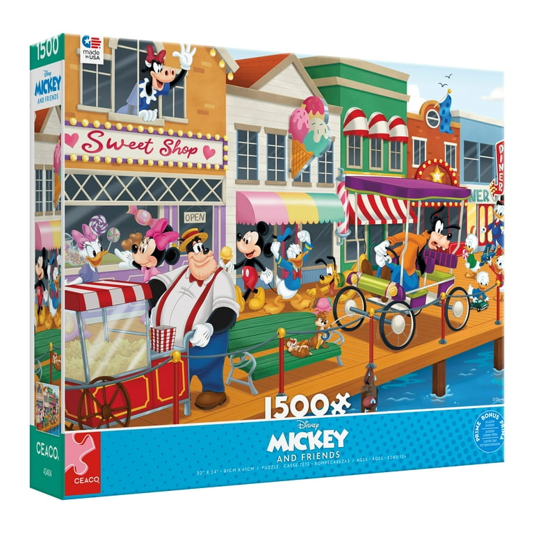 Ceaco Disney Mickey and Friends Boardwalk Fun 1500 Piece