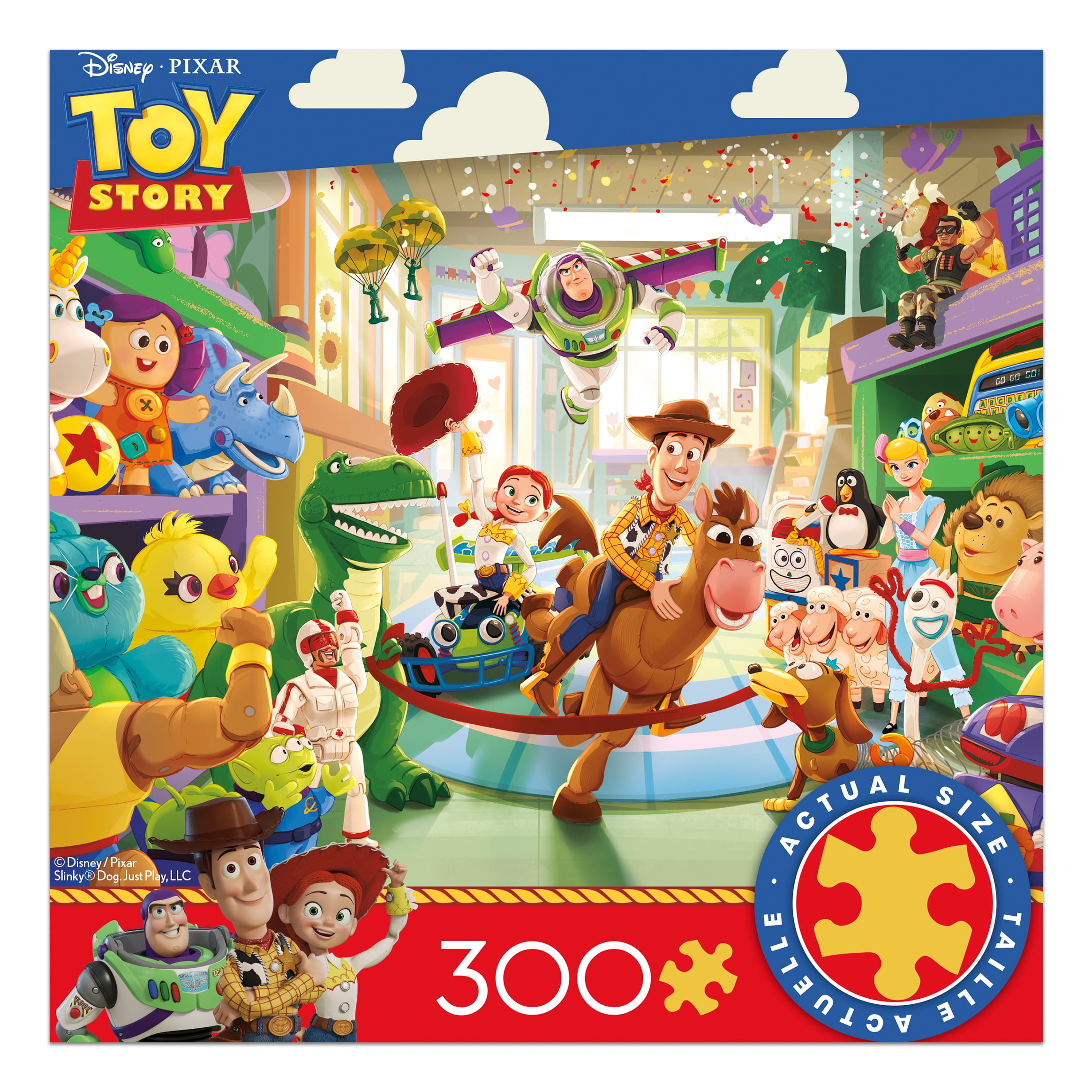Ceaco Disney Pixar Toy Story Giddy Up 300-Piece Interlocking Jigsaw Puzzle for Adults Ages 14+
