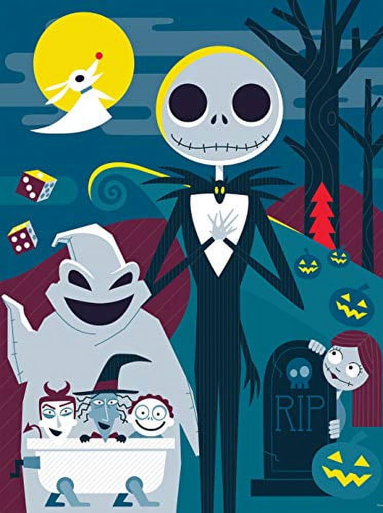 The Nightmare Before Christmas Jigsaw Puzzles 300/500/1000 Pieces Disney  Cartoon Animation Decompress Educational Puzzle