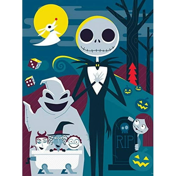Ceaco Disney - Tim Burton's The Nightmare Before Christmas Jigsaw Puzzle, 300 Pieces