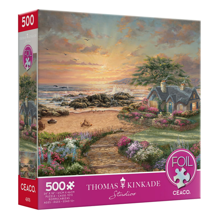 Ceaco Thomas Kinkade: Seaside Cottage Jigsaw Puzzle - 1000pc