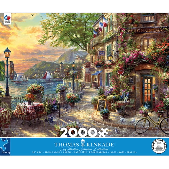 Ceaco - French Riviera Café - 2000 Piece Jigsaw Puzzle