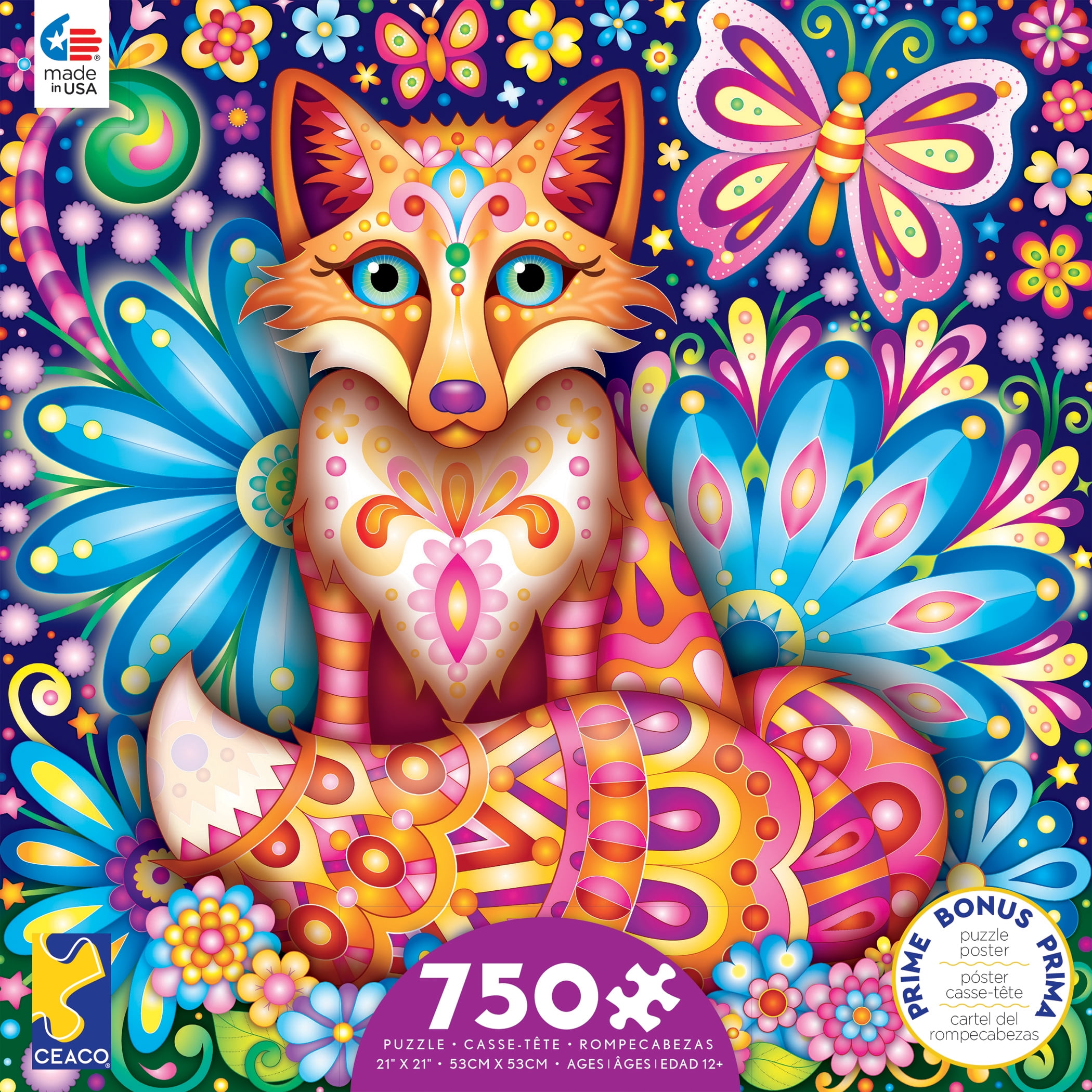 Electric Fox Electronic Jigsaw Puzzle Ceaco Fox Puzzle For