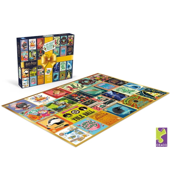 Ceaco Harry Potter 24-Day Advent Calendar Interlocking Jigsaw Puzzle for Adults Ages 14+