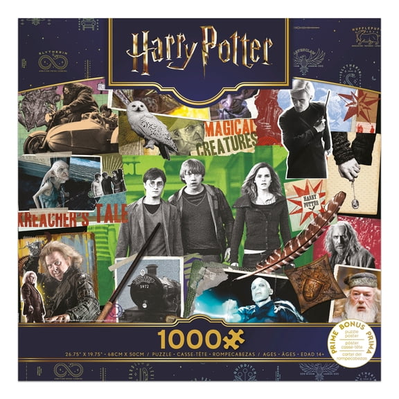 Ceaco Harry Potter Collage 1000-Piece Interlocking Jigsaw Puzzle for Adults Ages 14+