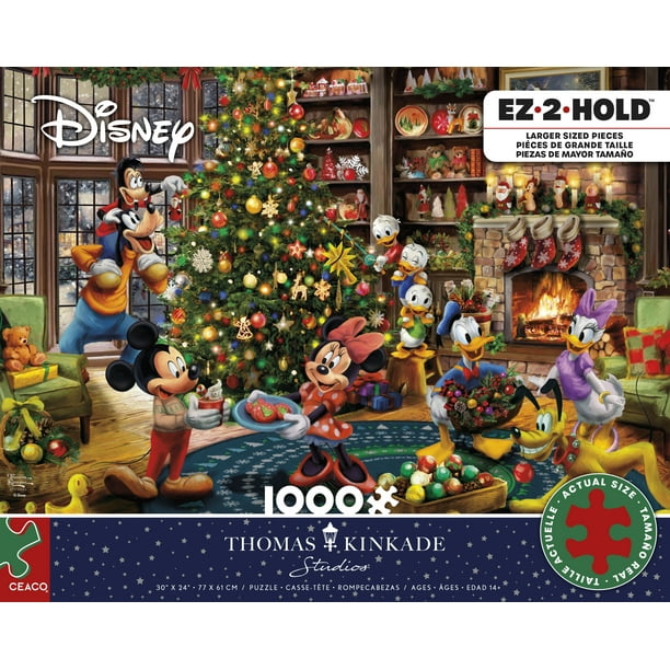 Ceaco Holiday 1000 Piece Mickey and Minnie Christmas (Thomas