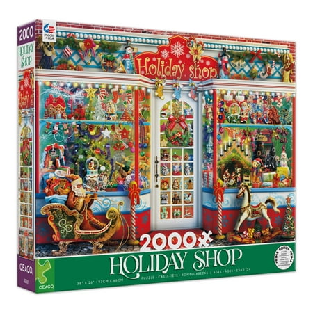 Ceaco - Holiday - Holiday Shop - 2000 Piece Interlocking Jigsaw Puzzle