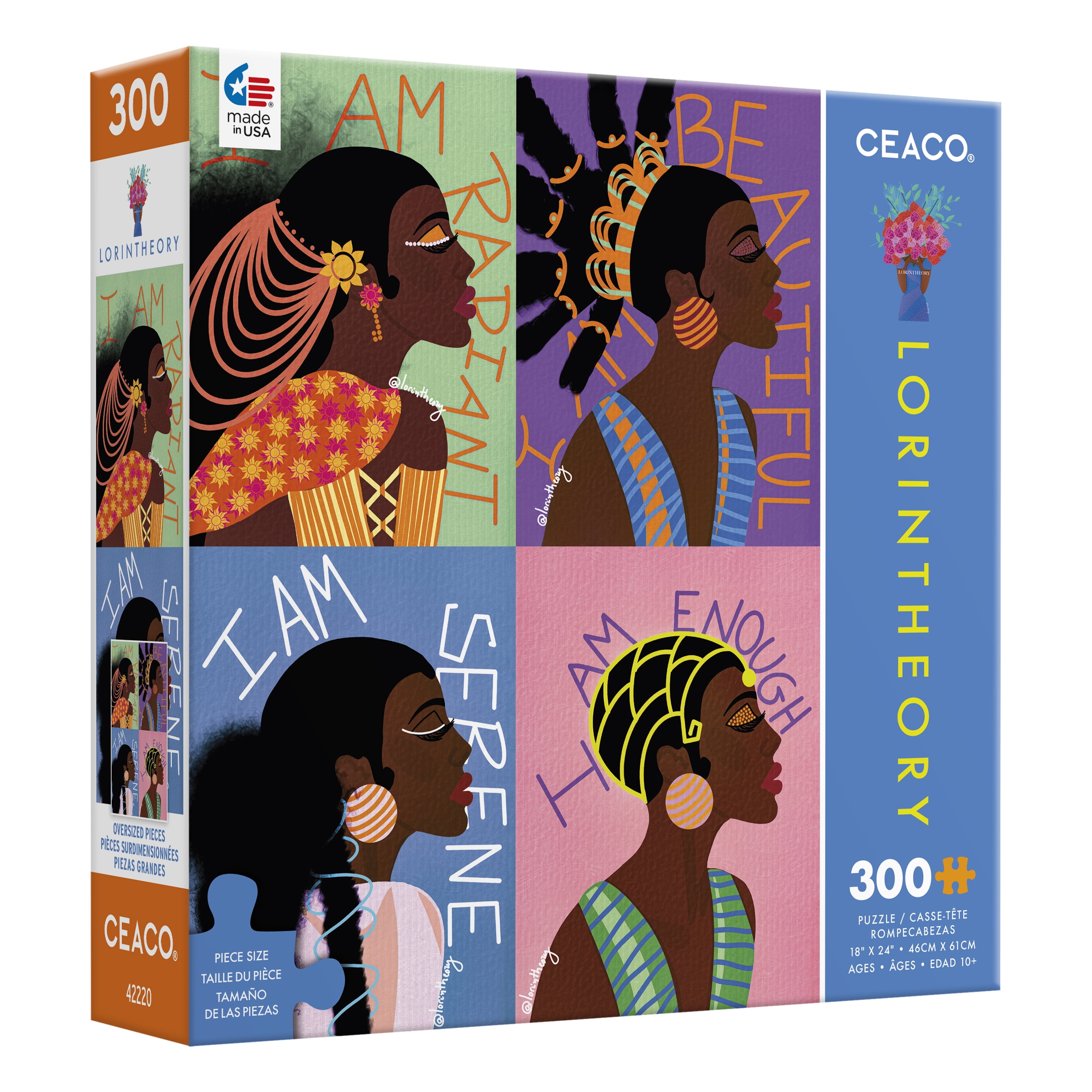 Ceaco I Am Collection Faye Buckingham 300 Piece Interlocking Jigsaw Puzzle