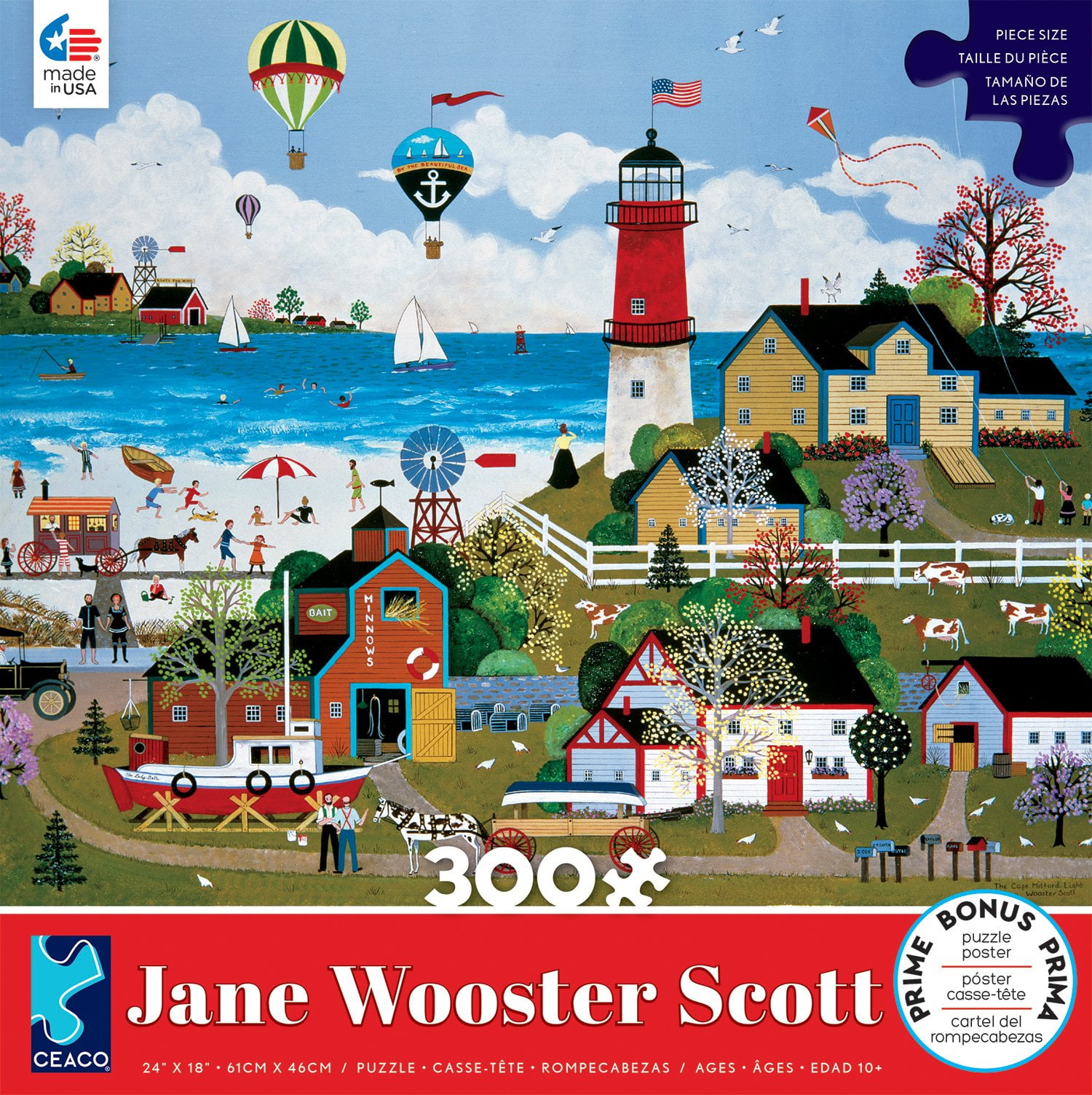 Ceaco - Jane Wooster Scott - Cape Milford Light - 300 Piece Jigsaw