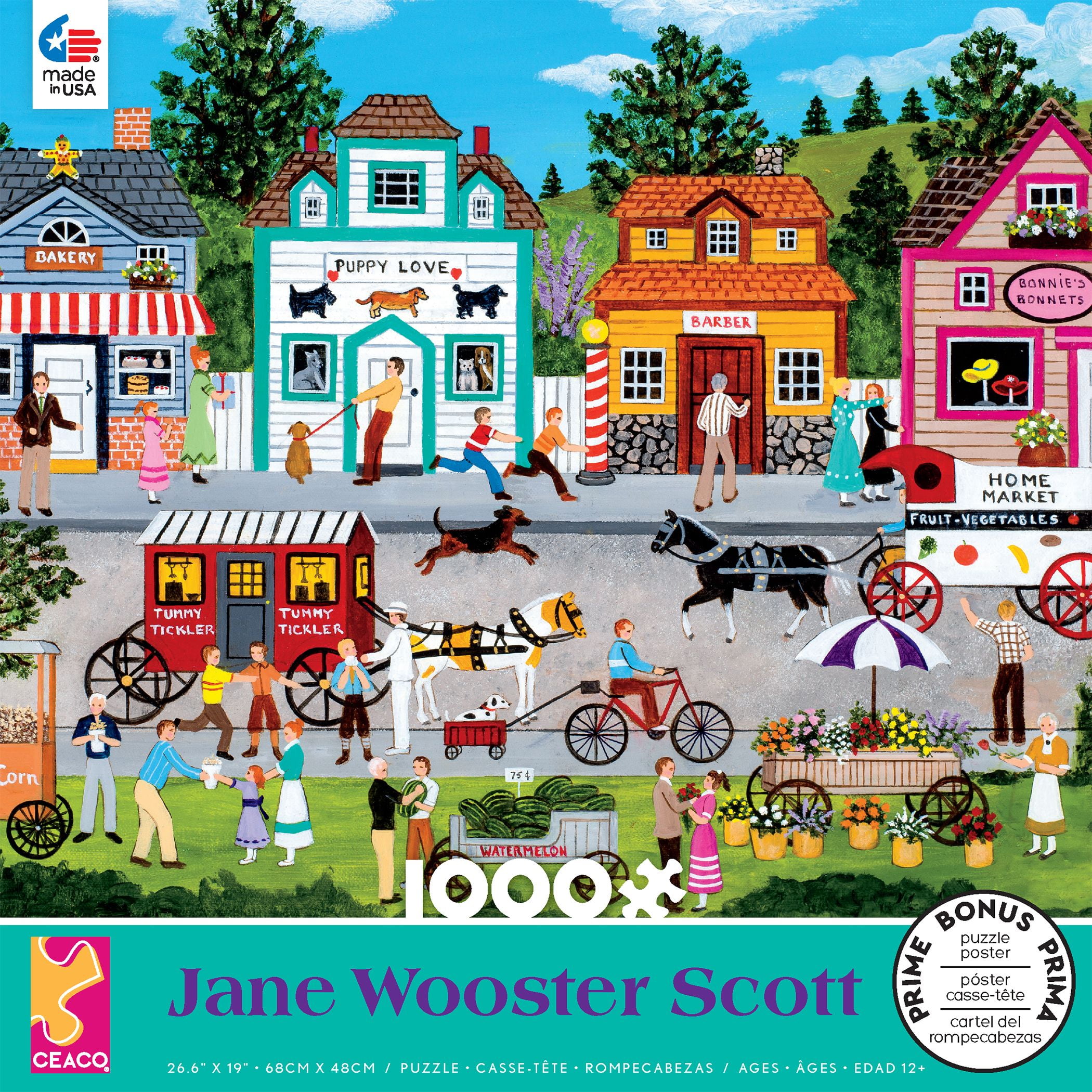 Ceaco - Jane Wooster Scott - Happy Go Lucky - 1000 Piece