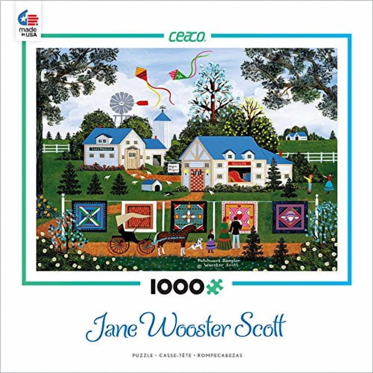 Ceaco Patchwork Sampler 1000 Piece Jigsaw Puzzle - Activity