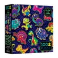 thumbnail image 1 of Ceaco Kids Deluxe 100 Piece Dinosaur Sticker Collage Glow (PD Moreno) Interlocking Jigsaw Puzzle, 1 of 5