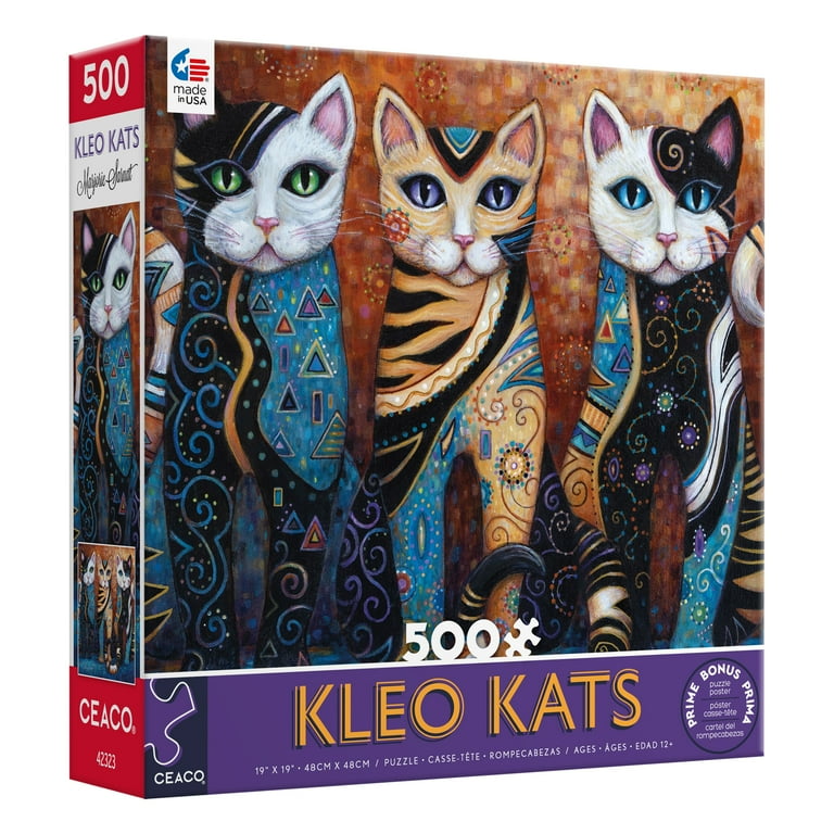 Ceaco Kleo Trio 500 Piece Interlocking Jigsaw Puzzle - Walmart.com